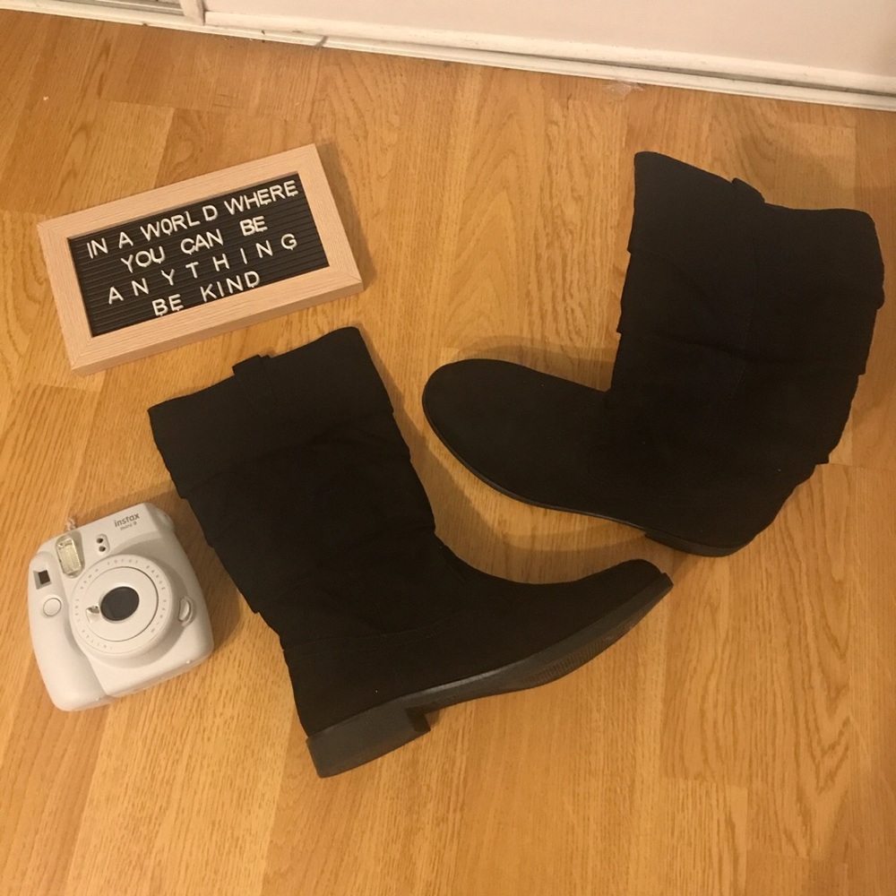 Black boots